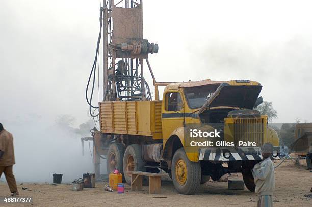 Drilling Of A Well In Burkina Faso Stock Photo - Download Image Now - Africa, African Ethnicity, Altruism