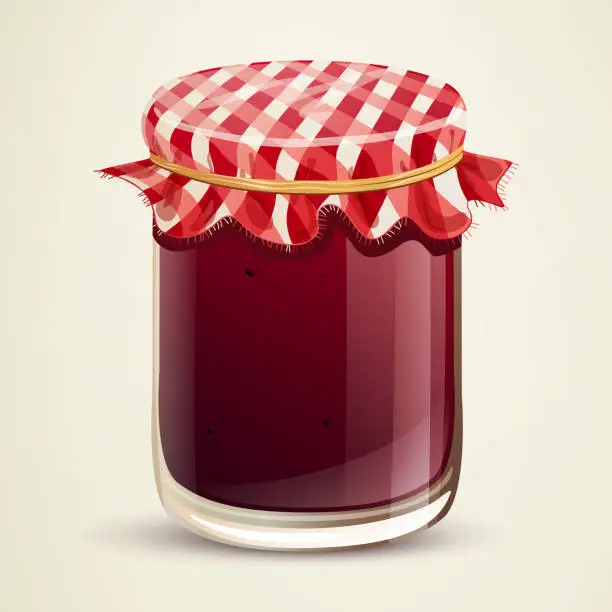 Vector illustration of Vector Homemade Jam