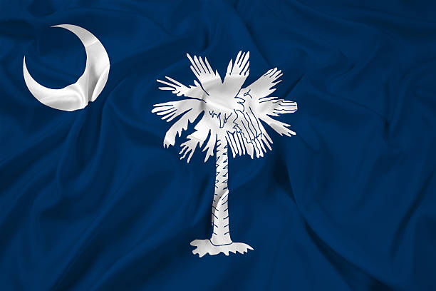 istock Waving South Carolina State Flag 488179133
