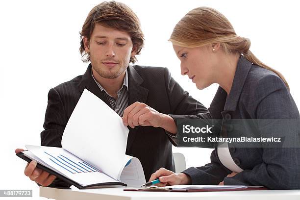 Office Statistics Analysis Stock Photo - Download Image Now - Adult, Adults Only, Analyzing