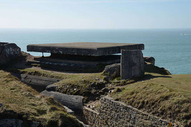istock Bunker at La Pointe de Pen Hir, Brittany. 488180087