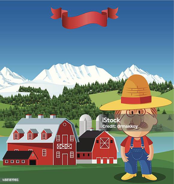 Farmer Stock Illustration - Download Image Now - Mountain, West Virginia - US State, Agriculture