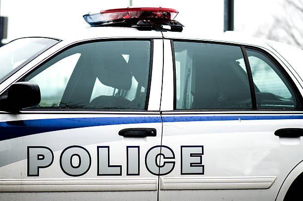 istock Close-up on Police car 488182135