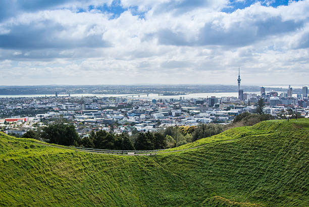 istock Auckland City view from Mt. Eden 488201181