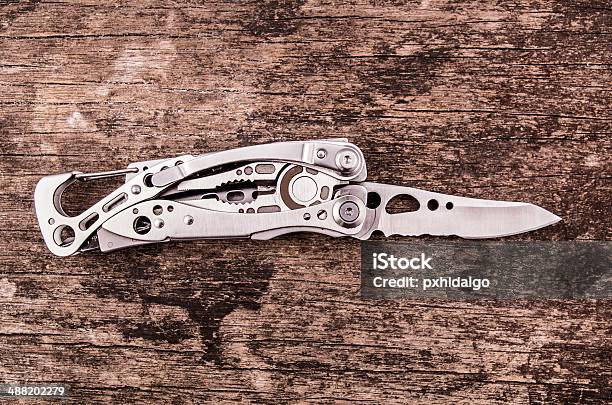 Multitool Multi Purpose Tool With Plyers And Knife Stock Photo - Download Image Now