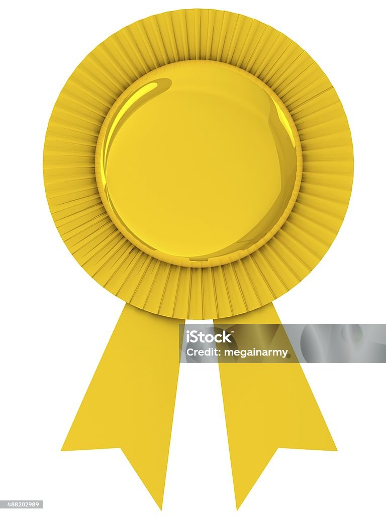 Vuoto premio nastro rosette. - Foto stock royalty-free di Assicurazione