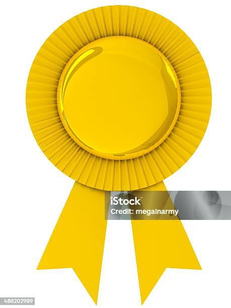Vuoto Premio Nastro Rosette - Fotografie stock e altre immagini di Assicurazione - Assicurazione, Astratto, Badge
