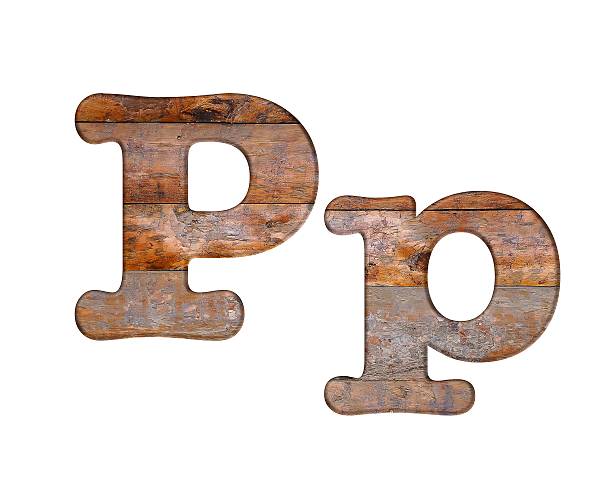 istock Letter P wooden. 488203435