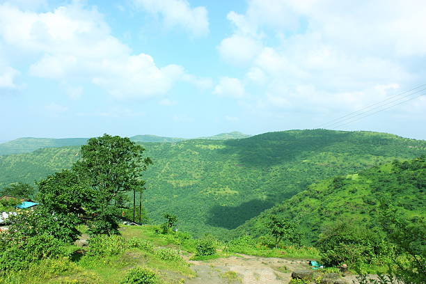 istock Green hills in Sahyadri 488204047