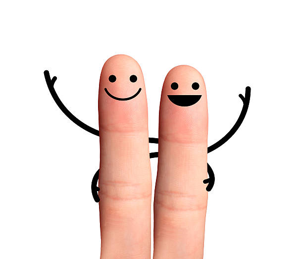Happy buddy hugging each other, isolated with clipping paths. stock photo