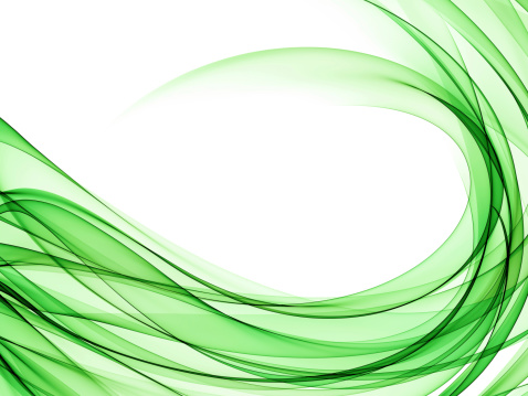 Soft abstract green waves pattern.