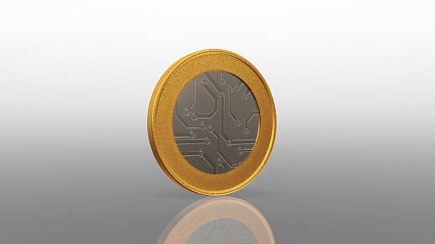 istock digital currency mix silver gold coin 45 degree 488206227