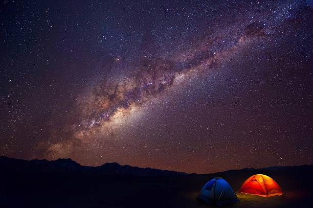 istock view beautiful milky way in nigh sky 488208154