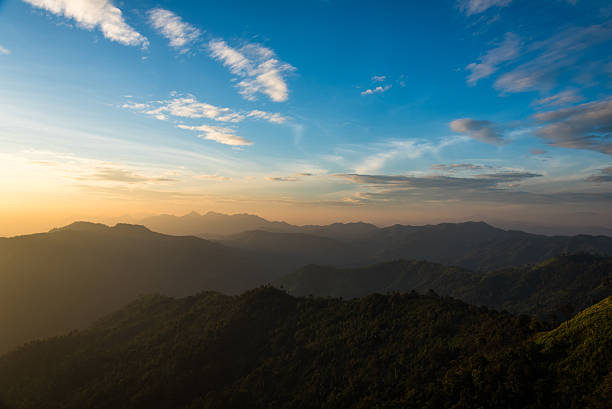 The large layer of the nature in the morning