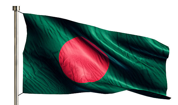 istock Bangladesh National Flag Isolated 3D White Background 488211024
