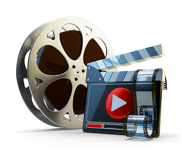 istock Media player and video clip production concept 488212068