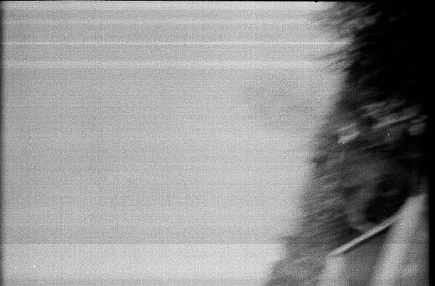 Abstrakt Hintergrund-scan auf einem Schwarz-Weiß-film. – Foto