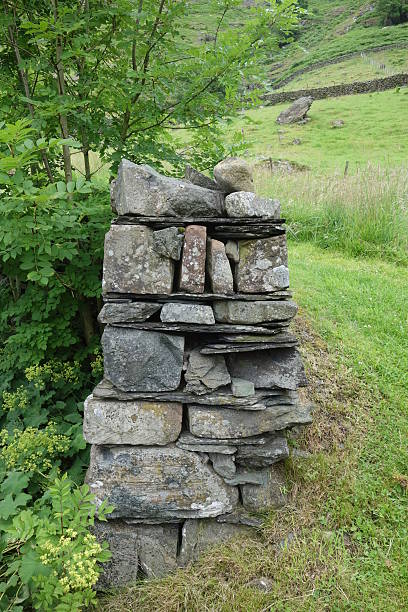 istock End of Dry Stone Wall 488213268