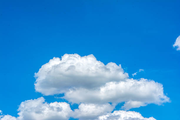 blue sky and cloud stock photo