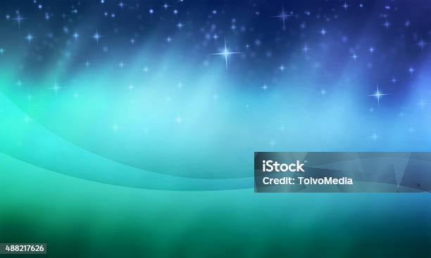 Northern Lights Background Stock Illustration - Download Image Now - 2015, Abstract, Aurora Borealis