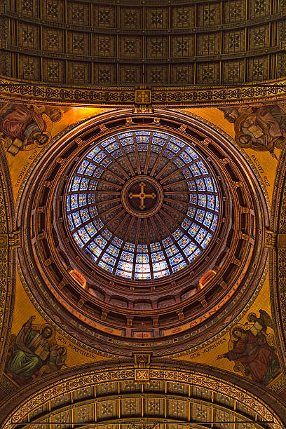 istock Inner dome of Basilica of St. Nicholas 488219323