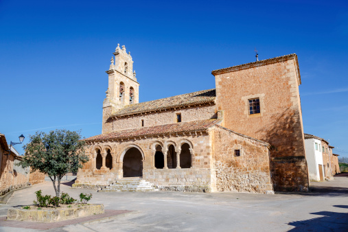 San Gines Church in the Rejas de San Esteban province of Soria, Spain