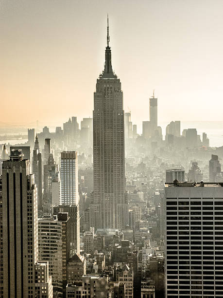 istock piece of manhattan and the Empire State Building 488219875