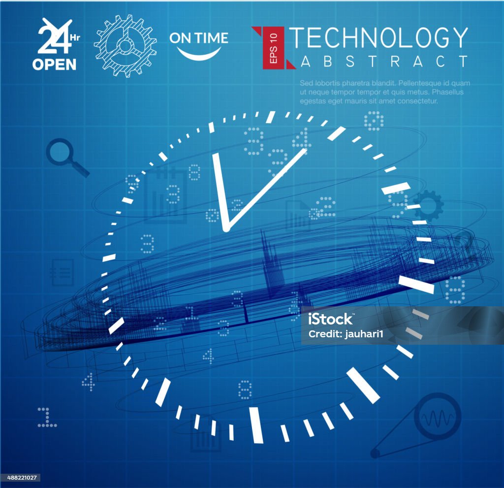 Abstract Time Background Abstract Time Background Stock Illustration - Download Image Now ...