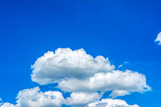 blue sky and cloud stock photo