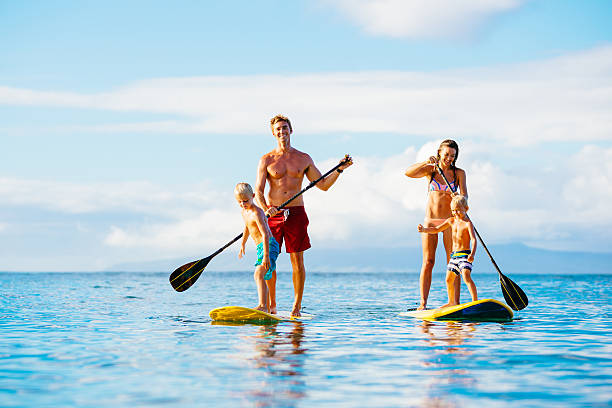 istock Family Fun, Stand Up Paddling 488222070