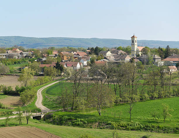 istock village in Serbia 488222119