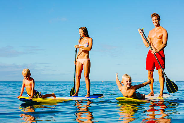 istock Family Fun, Stand Up Paddling 488222344
