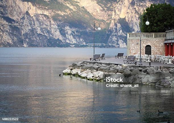 Torbole At Lake Garda Italy Stock Photo - Download Image Now - 2015, Beauty In Nature, Building Exterior