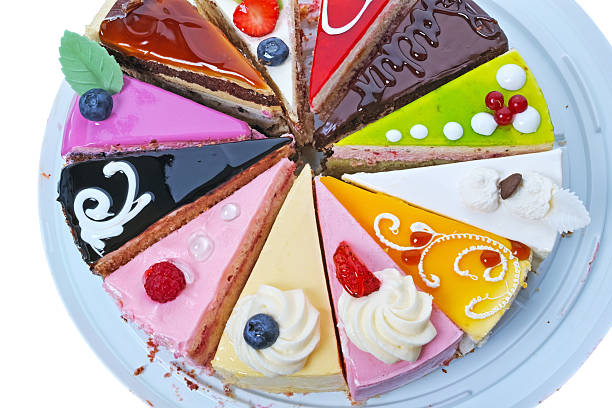 istock Original pieces of cake closeup 488222634