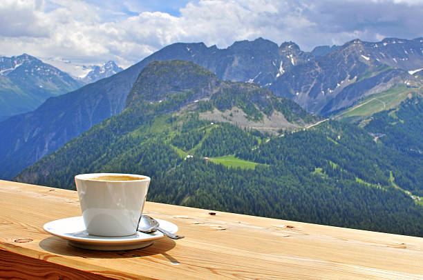istock Cup of coffee in the top 488222668
