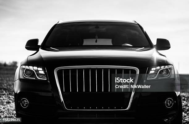 Black Car Audi Q5 Sline Stock Photo - Download Image Now - Audi, Close-up, Car