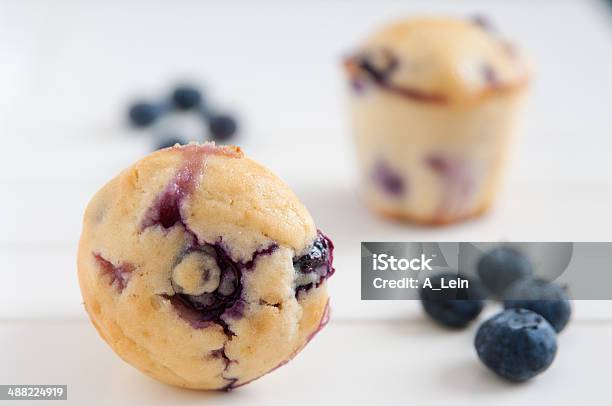 Blueberry Muffins Stock Photo - Download Image Now - Blueberry Muffin, Bakery, Baking