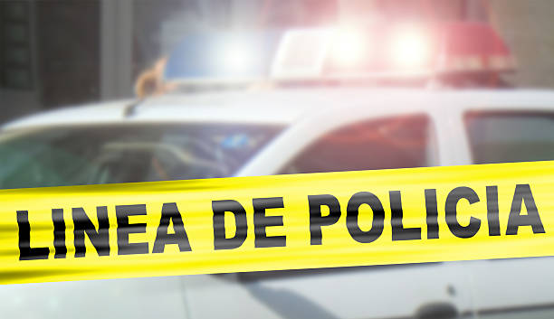 istock Crime scene tape in Spanish 488241458