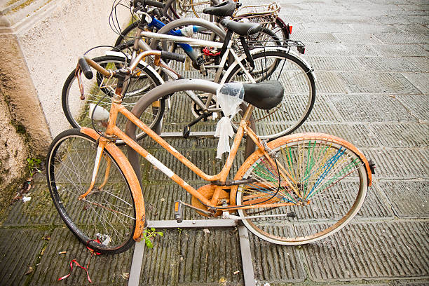 istock Bikes Parked in the Street (Italy University) 488241853