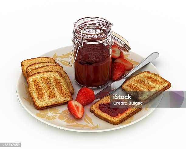 Strawberry Jam Stock Photo - Download Image Now - French Toast, Strawberry Jam, Chandler Strawberry