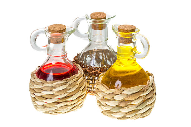 istock Bottles with oil and vinegar 488243623