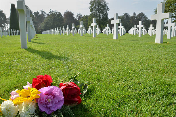 istock D-day Omaha beach : the american cemetery in Colleville 488244121