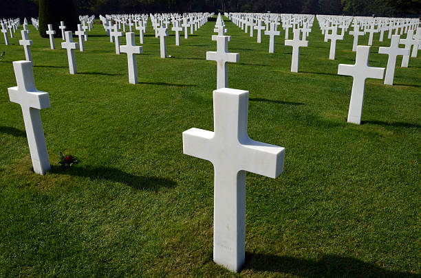istock D-day Omaha beach : the american cemetery in Colleville 488245517