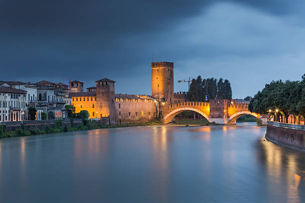 istock Colorful panoramic view of Verona 488247498