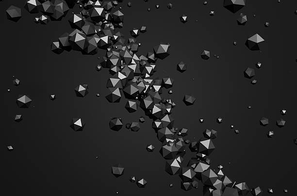 istock Abstract 3D Rendering of Polygonal Spheres 488248194
