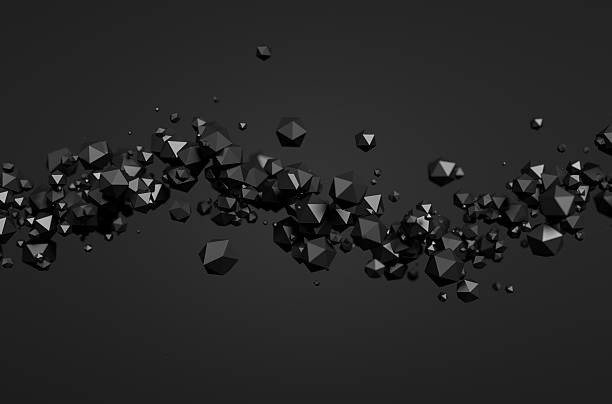 istock Abstract 3D Rendering of Polygonal Spheres 488248326
