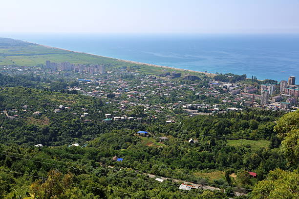 istock Small spa town near the sea 488249506