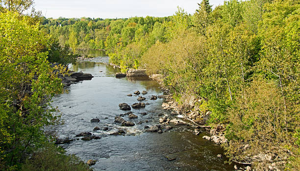 istock Rivere-de- Loup, Wolf River, in Quebec- late summer 488252124