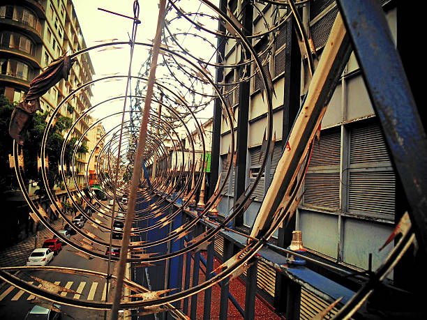 istock BARBED ARAMS IN THE CITY 488252912