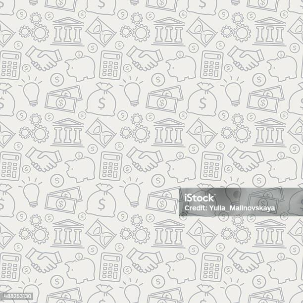 Business Course Background Pattern Design Business Seamless Pattern Vector Background Stock Illustration ...